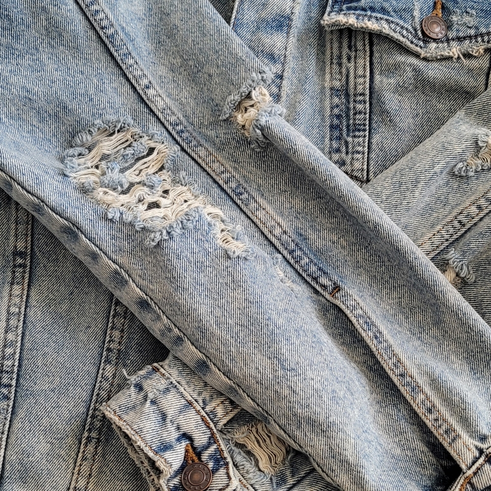 TOPMAN Oversized Denim Jacket - Picture 11 of 12